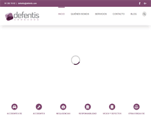 Tablet Screenshot of defentis.com